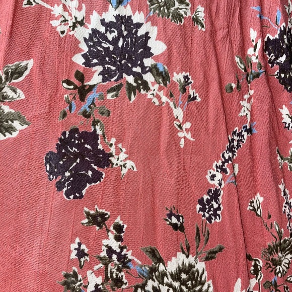 Blue Rain Pink Floral Lightweight Open Front Shawl Cardigan Women's Size S - Picture 5 of 9